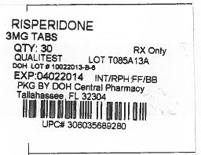 Label Image For 3mg (3mg Qualitest)